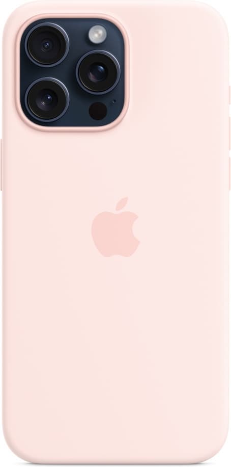 Apple iPhone 15 Pro Max silikonfodral med MagSafe, rosa