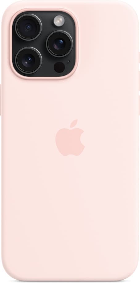 Apple iPhone 15 Pro Max silikonfodral med MagSafe, rosa