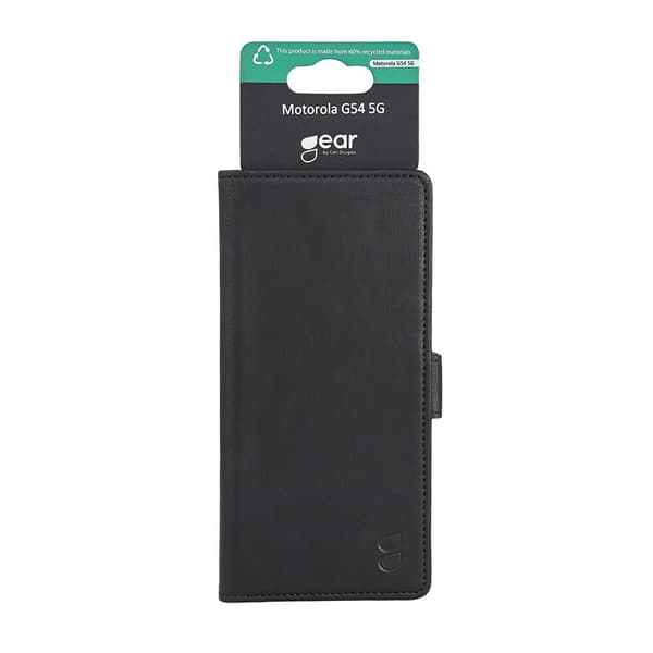 GEAR Wallet kotelo, musta Motorola Moto G54