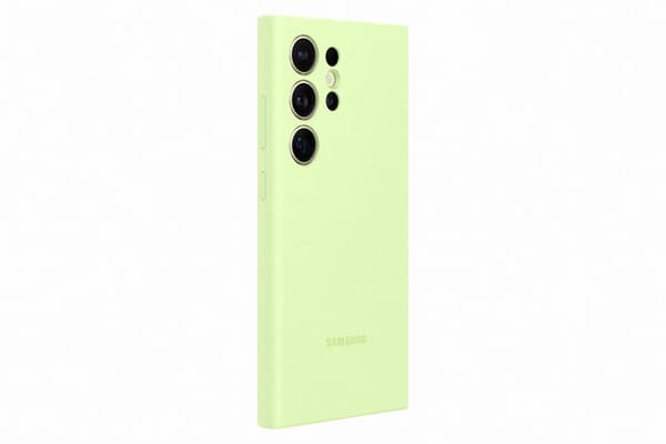 Samsung® | Galaxy S24 Ultra Silikondeksel - Bagsidecover - Lysegrønn