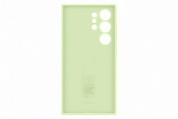 Samsung® | Galaxy S24 Ultra Silikondeksel - Bagsidecover - Lysegrønn