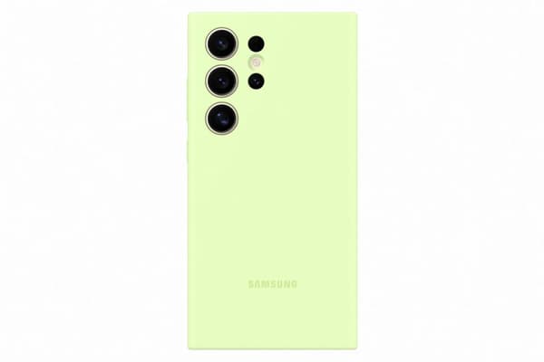 Samsung® | Galaxy S24 Ultra Silikondeksel - Bagsidecover - Lysegrønn