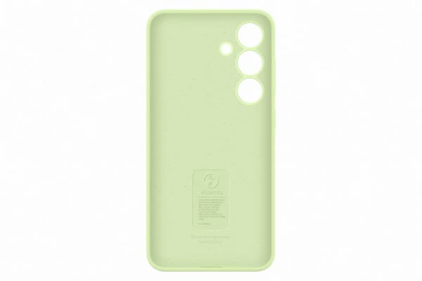 Samsung® | Galaxy S24+ silikondeksel - Bagsidecover - Lysegrønn
