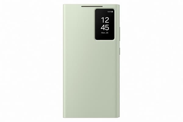 Samsung® | Galaxy S24 Ultra Smart View Plånboksfodral - Flipomslag - Ljusgrön