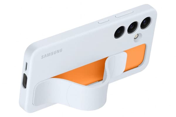 Samsung® | Galaxy S24 Standing Grip Case - Bagsidecover - Ljusblå