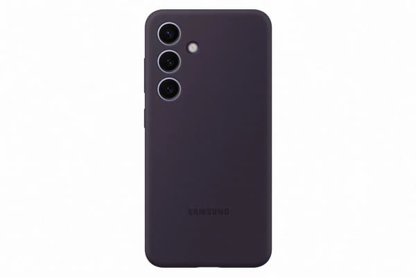 Samsung® | Galaxy S24 Silikondeksel - Bakdeksel - Mørk fiolett