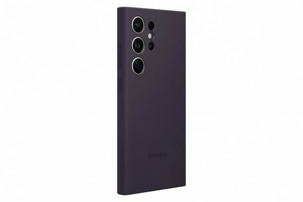 Samsung® | Galaxy S24 Ultra Silikonfodral - Bakstycke - Mörkviolett