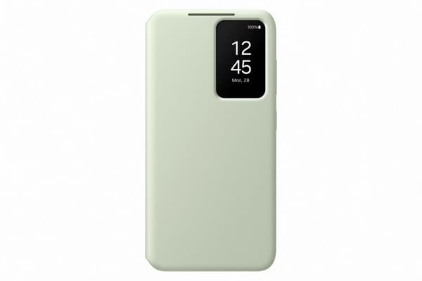 Samsung® | Galaxy S24+ Smart View Plånboksfodral - Flipomslag - Ljusgrön