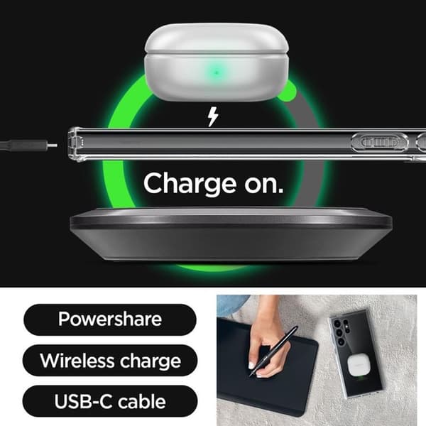 Spigen Galaxy S24 Ultra Mobilskal Ultra Hybrid - Crystal Clear