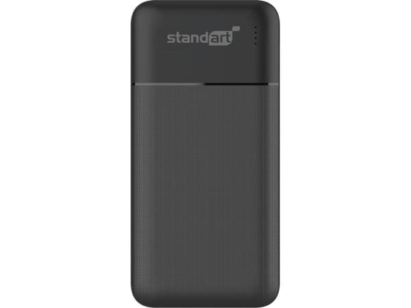 Bærbar lader Standart PB67, 10000 mAh, svart