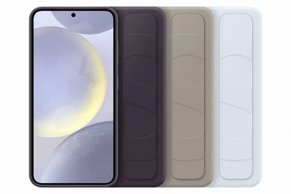 Samsung® | Galaxy S24+ Stående Grip-deksel - Bakdeksel - Mørkfiolett