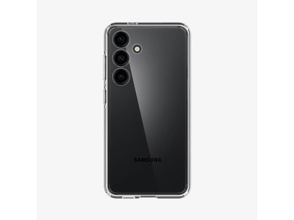 Spigen Ultra Hybrid - Baksidesskydd för mobiltelefon - polykarbonat, termoplastisk polyuretan (TPU) - CrystalClear - för Samsung Galaxy S24+