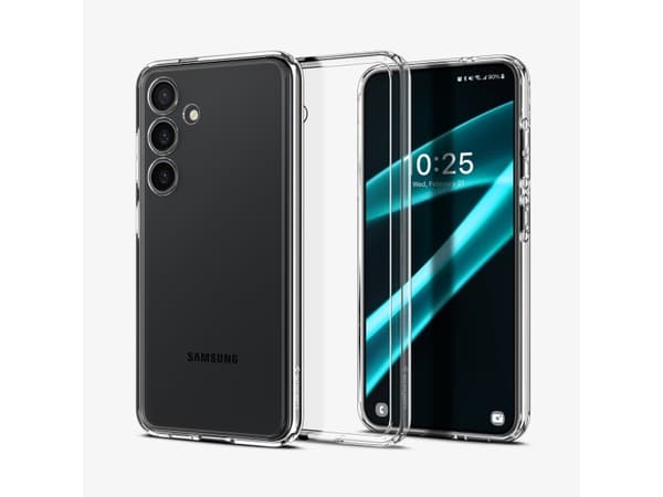 Spigen Ultra Hybrid - Baksidesskydd för mobiltelefon - polykarbonat, termoplastisk polyuretan (TPU) - CrystalClear - för Samsung Galaxy S24+