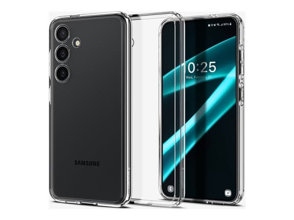 Spigen Ultra Hybrid - Baksidesskydd för mobiltelefon - polykarbonat, termoplastisk polyuretan (TPU) - CrystalClear - för Samsung Galaxy S24+
