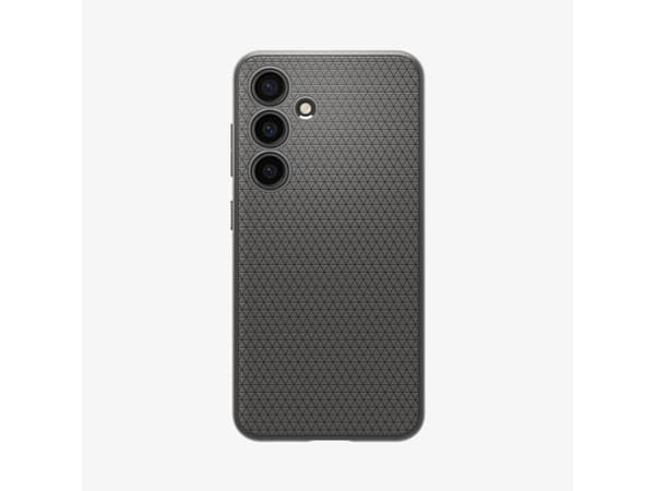 Spigen Liquid Air - Baksidesskydd för mobiltelefon - termoplastisk polyuretan (TPU) - granitgrå - för Samsung Galaxy S24