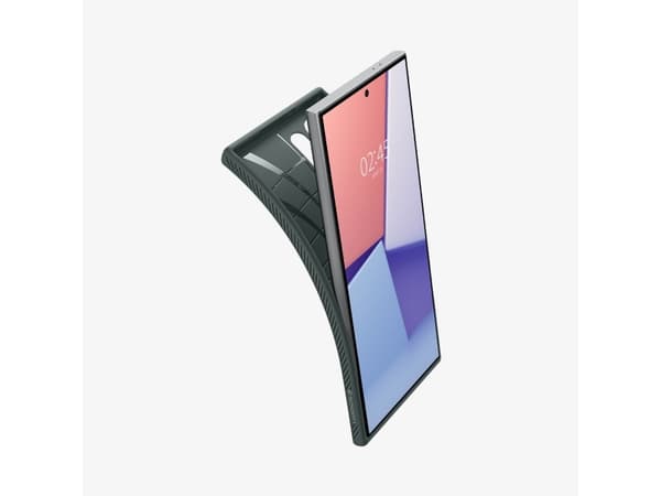 Spigen Liquid Air - Baksidesskydd för mobiltelefon - termoplastisk polyuretan (TPU) - avgrund grön - för Samsung Galaxy S24 Ultra