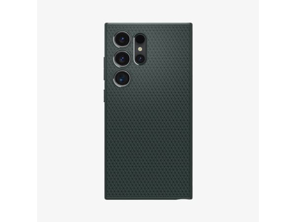 Spigen Liquid Air - Baksidesskydd för mobiltelefon - termoplastisk polyuretan (TPU) - avgrund grön - för Samsung Galaxy S24 Ultra