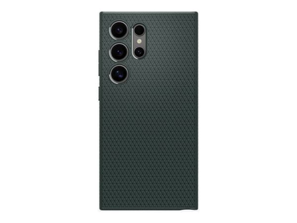 Spigen Liquid Air - Baksidesskydd för mobiltelefon - termoplastisk polyuretan (TPU) - avgrund grön - för Samsung Galaxy S24 Ultra