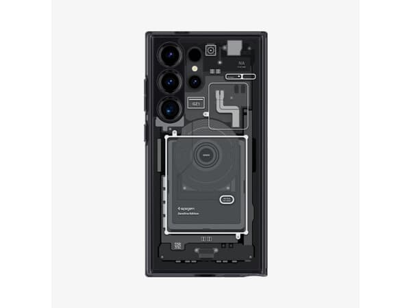 Spigen Ultra Hybrid Zero One, Deksel, Samsung, Galaxy S24 Ultra, 17,3 cm (6,8"), Sort