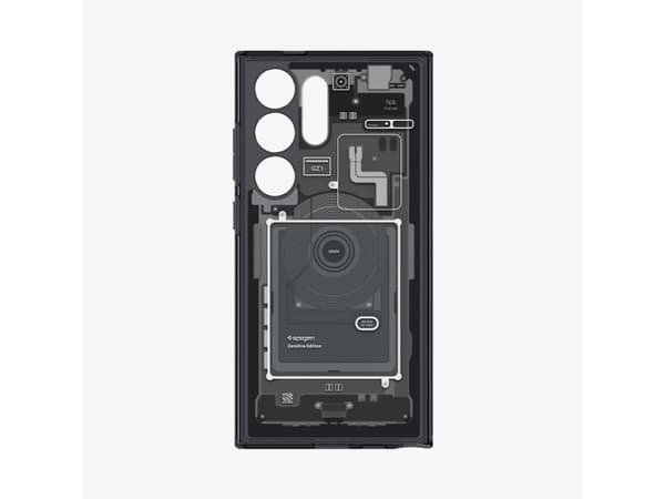 Spigen Ultra Hybrid Zero One, Deksel, Samsung, Galaxy S24 Ultra, 17,3 cm (6,8"), Sort