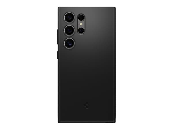 Spigen Thin Fit - Baksidesskydd för mobiltelefon - polykarbonat, termoplastisk polyuretan (TPU) - svart - för Samsung Galaxy S24 Ultra