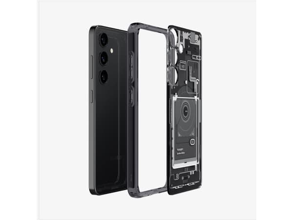 Spigen Ultra Hybrid Zero One, Omslag, Samsung, Galaxy S24 Ultra, 15,8 cm (6.2"), Svart, Grå