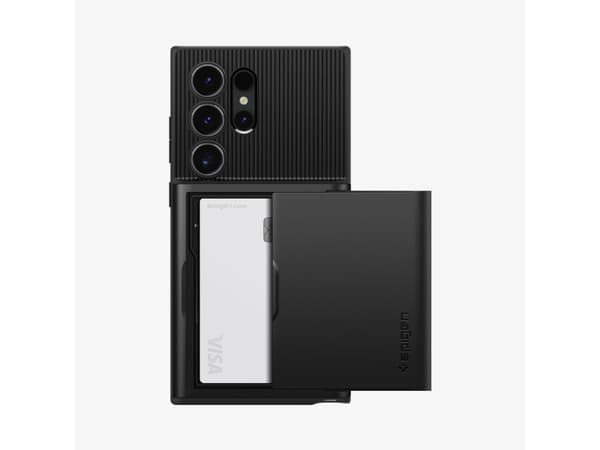 Spigen Slim Armor CS, Omslag, Samsung, Galaxy S24 Ultra, 17,3 cm (6.8"), Svart