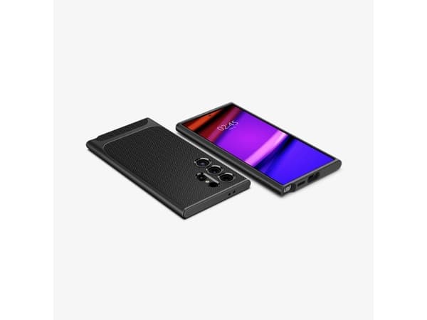 Spigen Neo Hybrid - Baksidedeksel for mobiltelefon - polykarbonat, termoplast-polyuretan (TPU) - svart - for Samsung Galaxy S24 Ultra