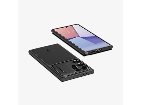Spigen Optik Armor, Deksel, Samsung, Galaxy S24 Ultra, 17,3 cm (6,8"), Sort