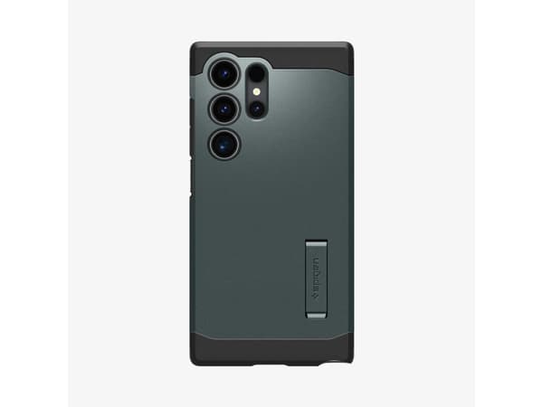 Spigen Tough Armor, suojakuori, Samsung, Galaxy S24 Ultra, 17,3 cm (6,8"), vihreä