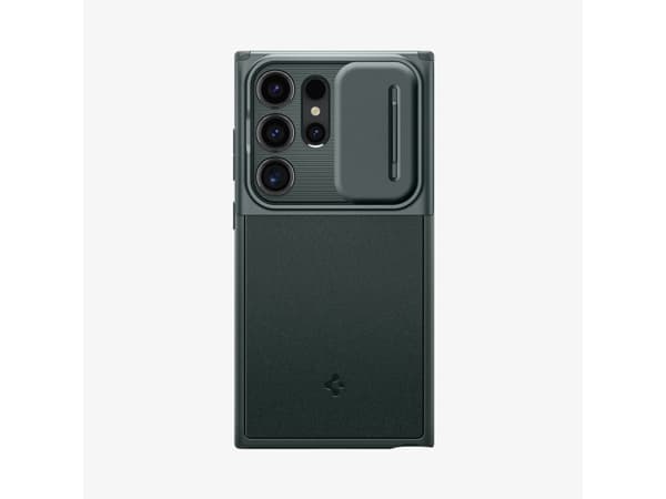 Spigen Optik Armor, Omslag, Samsung, Galaxy S24 Ultra, 17,3 cm (6.8"), Grön