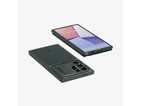 Spigen Optik Armor, Omslag, Samsung, Galaxy S24 Ultra, 17,3 cm (6.8"), Grön