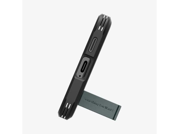 Spigen Tough Armor, suojakuori, Samsung, Galaxy S24 Plus, 17 cm (6.7"), musta, vihreä