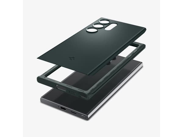 Spigen Thin Fit, Etui, Samsung, Galaxy S24 Ultra, 17,3 cm (6.8"), Grønn