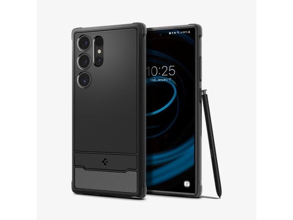 Spigen Rugged Armor, Omslag, Samsung, Galaxy S24 Ultra, 17,3 cm (6.8"), Svart