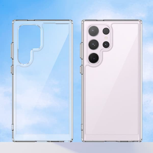 Hybrid Edge Case Samsung Galaxy S24 Ultra Transparent