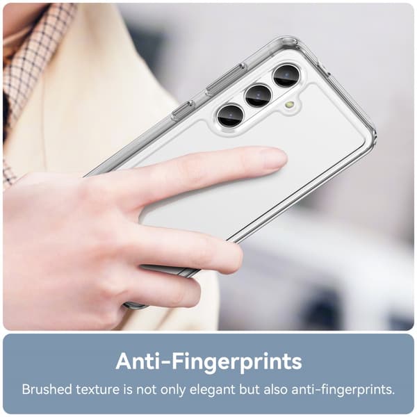 Hybrid Edge Case Samsung Galaxy S24 Transparent