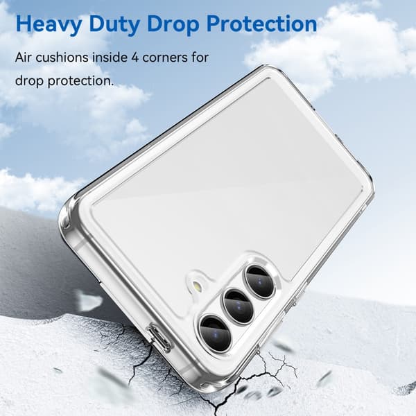 Hybrid Edge Case Samsung Galaxy S24 Transparent