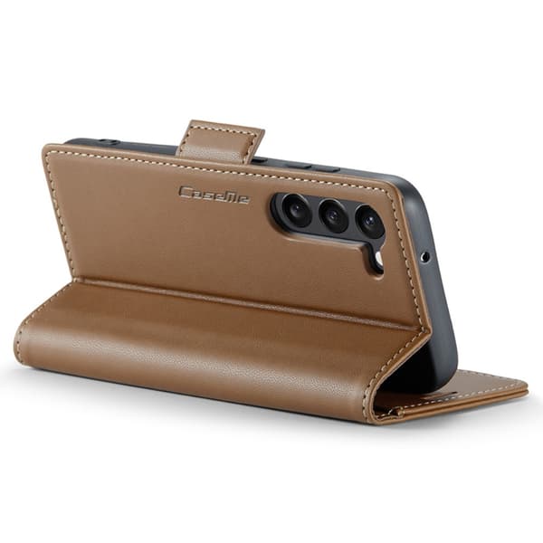 CaseMe Slim Plånboksfodral RFID-skydd Samsung Galaxy S24 Plus Brun