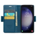 Miniatyrbild 2 av 10: CaseMe Slim Plånboksfodral RFID-skydd Samsung Galaxy S24 Plus Blå