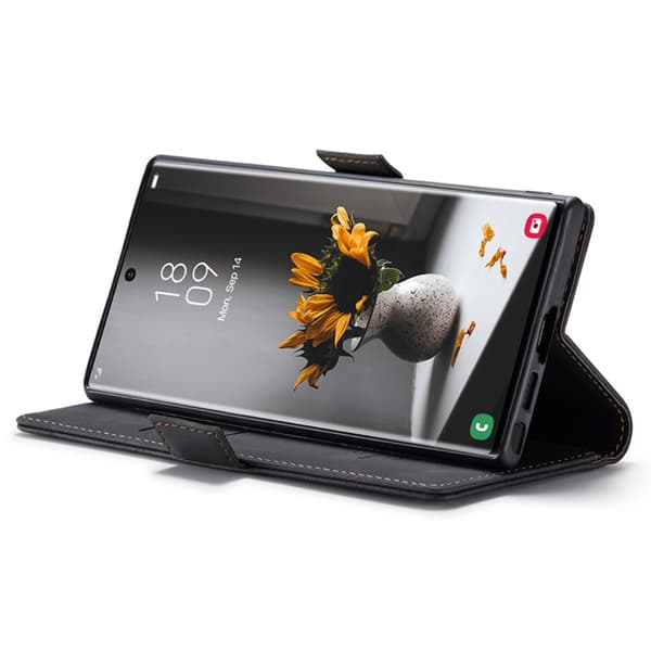 CaseMe Slim Plånboksfodral Samsung Galaxy S24 Ultra Svart