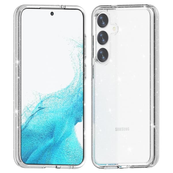 Samsung Galaxy S24 Skal Glitter Transparent