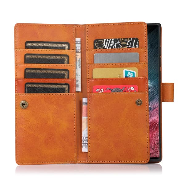 Plånboksfodral Multi-Slot Samsung Galaxy S24 Ultra Cognac