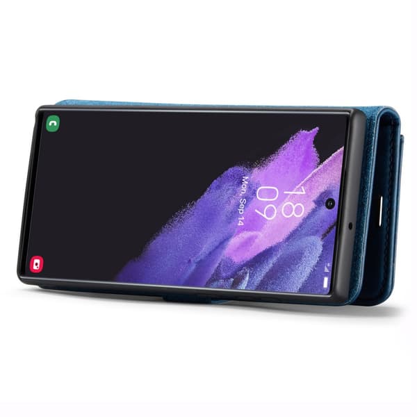 DG.MING 2-in-1 Magnet Wallet Samsung Galaxy S24 Ultra Blue