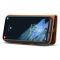 Miniatyrbild 3 av 10: DG.MING 2-in-1 Magnet Wallet Samsung Galaxy S24 Cognac