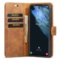 Miniatyrbild 2 av 10: DG.MING 2-in-1 Magnet Wallet Samsung Galaxy S24 Cognac