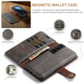 Miniatyrbild 6 av 10: DG.MING 2-in-1 Magnet Wallet Samsung Galaxy S24 Brown