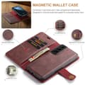 Miniatyrbild 6 av 10: DG.MING 2-in-1 Magnet Wallet Samsung Galaxy S24 Red