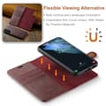 Miniatyrbild 7 av 10: DG.MING 2-in-1 Magnet Wallet Samsung Galaxy S24 Red