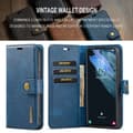 Miniatyrbild 5 av 10: DG.MING 2-in-1 Magnet Wallet Samsung Galaxy S24 Plus Blue